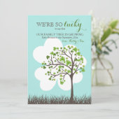 St. Patrick's Day zwangerschapsaankondiging Aankondiging (Staand voorkant)