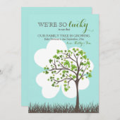 St. Patrick's Day zwangerschapsaankondiging Aankondiging (Voorkant / Achterkant)