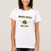 St. Patrick's Day Zwangerschapsaankondiging T-shirt (Voorkant)