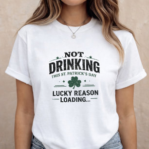 St. Patrick's Day Zwangerschapsaankondiging T-shirt