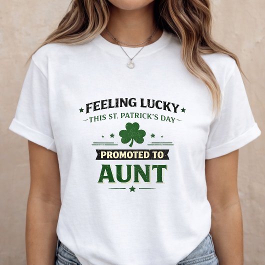 St. Patrick's Day Zwangerschapsaankondiging T-shirt