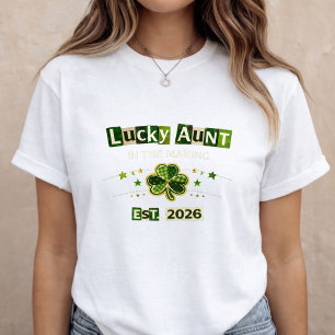 St. Patrick's Day Zwangerschapsaankondiging T-shirt
