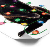 St Patricks Day Zwarte Kat Cadeau Mijn Lucky Charm Poster (Hoek)