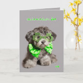 St Patricks de Bofkont van de Dag Kaart (Gele Bloem)