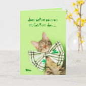 St. Patricks de Verjaardag van de Dag Kaart (Gele Bloem)