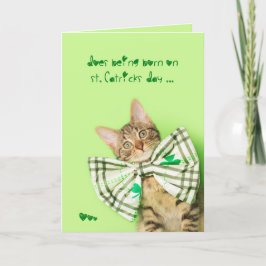 St. Patricks de Verjaardag van de Dag Kaart