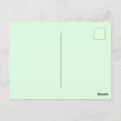 St Patricks Dog Face Pattern Briefkaart (Achterkant)