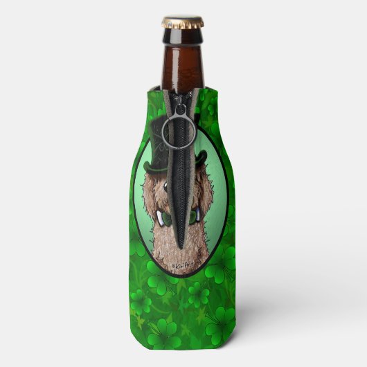 St. Patrick's Doodle Flesjeskoeler (Fles Achterkant)