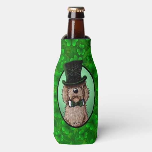 St. Patrick's Doodle Flesjeskoeler (Fles Voorkant)