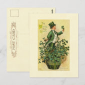 St. Patrick's dragen van het groen Briefkaart (Voorkant / Achterkant)
