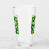 St. Patrick's Drink Team Clover Pattern Glas (Links)