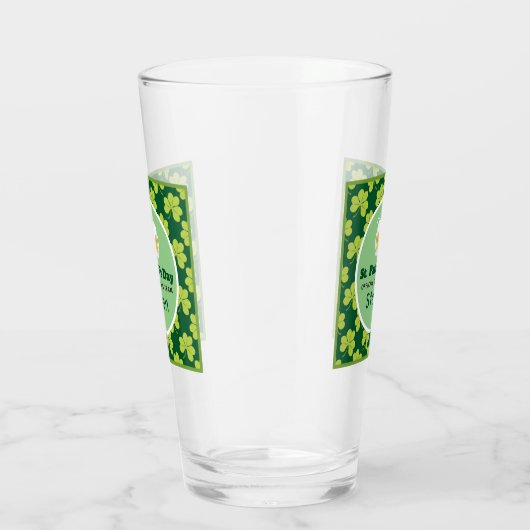 St. Patrick's Drink Team Clover Pattern Glas (Rechts)