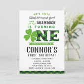 St. Patrick's eerste verjaardag Kaart (Staand voorkant)