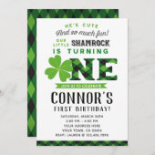 St. Patrick's eerste verjaardag Kaart (Voorkant / Achterkant)