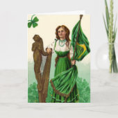 St. Patrick's Emblemen van Erin Kaart (Voorkant)