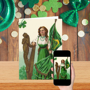 St. Patrick's Emblemen van Erin Kaart