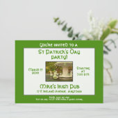 St. Patrick's Feest Forsyth Fontein, Savannah, GA Kaart (Staand voorkant)