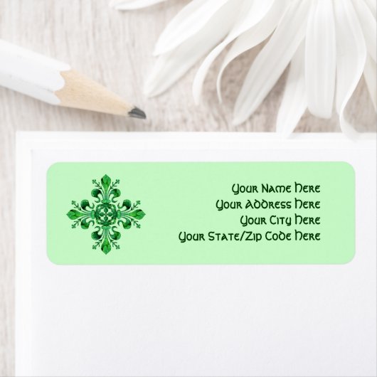 St. Patrick's Fleur de lis Etiket (Insitu)