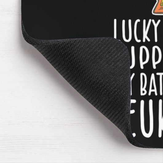 St Patricks Four Leaf Clover Leprechaun Leukemia A Muismat (Hoek)