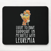 St Patricks Four Leaf Clover Leprechaun Leukemia A Muismat (Voorkant)