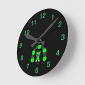 St. Patrick's FrankenCheese Acrylwand Ronde Klok (Hoek)