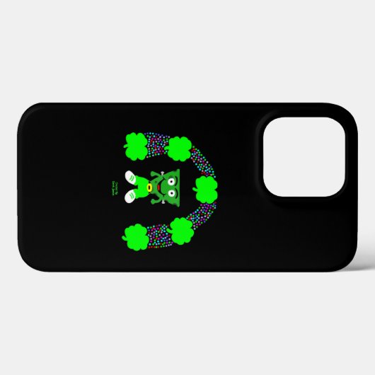 St. Patrick's FrankenCheese Apple iPhone 13 Pro Case-Mate iPhone Case (Achterkant (horizontaal))