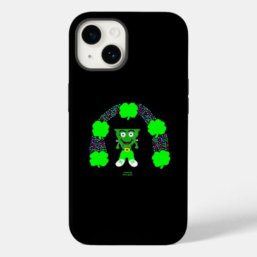 St. Patrick's FrankenCheese Apple iPhone 14 Hoesje (Achterkant)