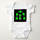 St. Patrick's FrankenCheese Baby Jersey Bodysuit (Voorkant)