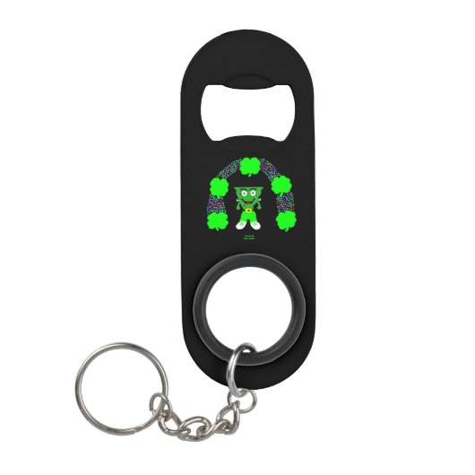 St. Patrick's FrankenCheese Bottle Opener Mini Flessenopener (Voorkant)