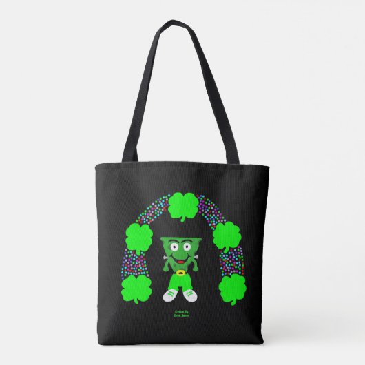 St. Patrick's FrankenCheese Canvas tas (Achterkant)