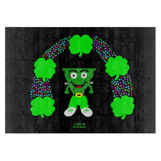 St. Patrick's FrankenCheese Cutting Board Snijplank (Voorkant)