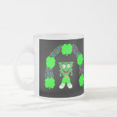 St. Patrick's FrankenCheese Frosted Glass Mok (Links)