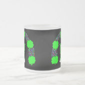 St. Patrick's FrankenCheese Frosted Glass Mok (Center)