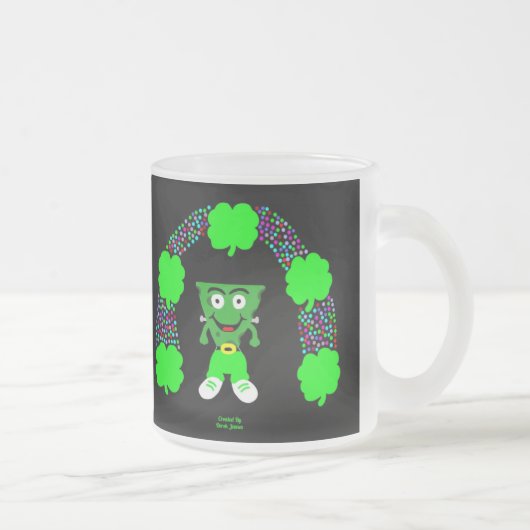 St. Patrick's FrankenCheese Frosted Glass Mok (Rechts)