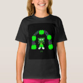 St. Patrick's FrankenCheese Girls Black T Shirt (Voorkant)
