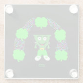 St. Patrick's FrankenCheese Glass Onderzetter (Achterkant)