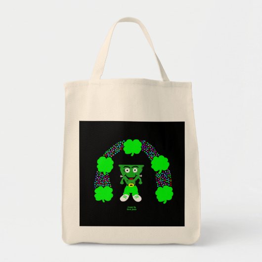 St. Patrick's FrankenCheese Grocery Tas (Voorkant)