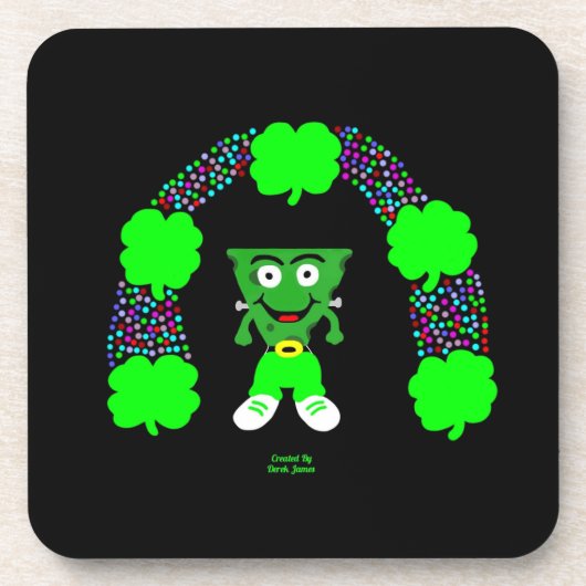 St. Patrick's FrankenCheese Hard Plastic Onderzett Bier Onderzetter (Voorkant)