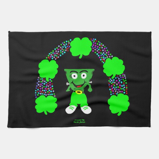 St. Patrick's FrankenCheese Kitchen Towel Theedoek (Horizontaal)