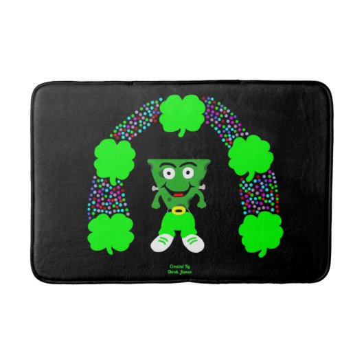 St. Patrick's FrankenCheese Medium Bath Mat (Voorkant)