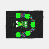 St. Patrick's FrankenCheese Small Fleece Blanket Deken (Voorkant (Horizontaal))