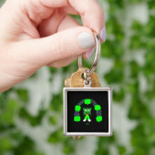 St. Patrick's FrankenCheese Square Sleutelhanger (Hand)