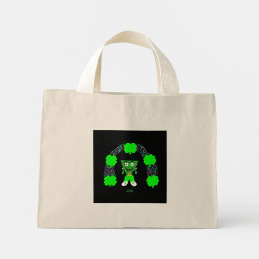 St. Patrick's FrankenCheese Tiny Canvas tas (Achterkant)
