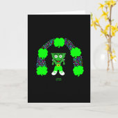 St. Patrick's FrankenCheese wenskaart Kaart (Gele Bloem)