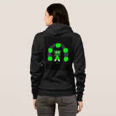 St. Patrick's FrankenCheese Women's Hoodie (Achterkant volledig)
