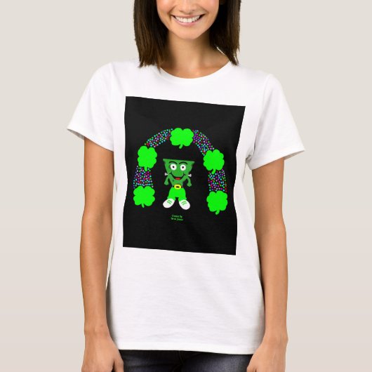 St. Patrick's FrankenCheese Women's White T Shirt (Voorkant)