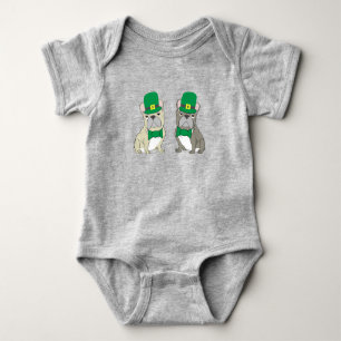 St. Patricks Franse Bulldoggen Romper