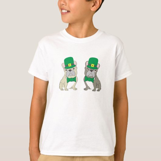 St. Patricks Franse Bulldoggen T-shirt (Voorkant)