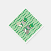 St. Patricks French Bulldogs Servet (Hoek)