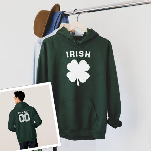 St. Patrick's Game Day met Jouw naam en nummer Hoodie